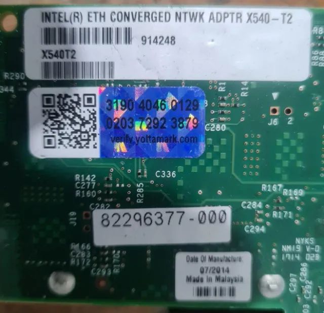 Placa de Rede 10G RJ45 10Gbase-T  - Foto 2