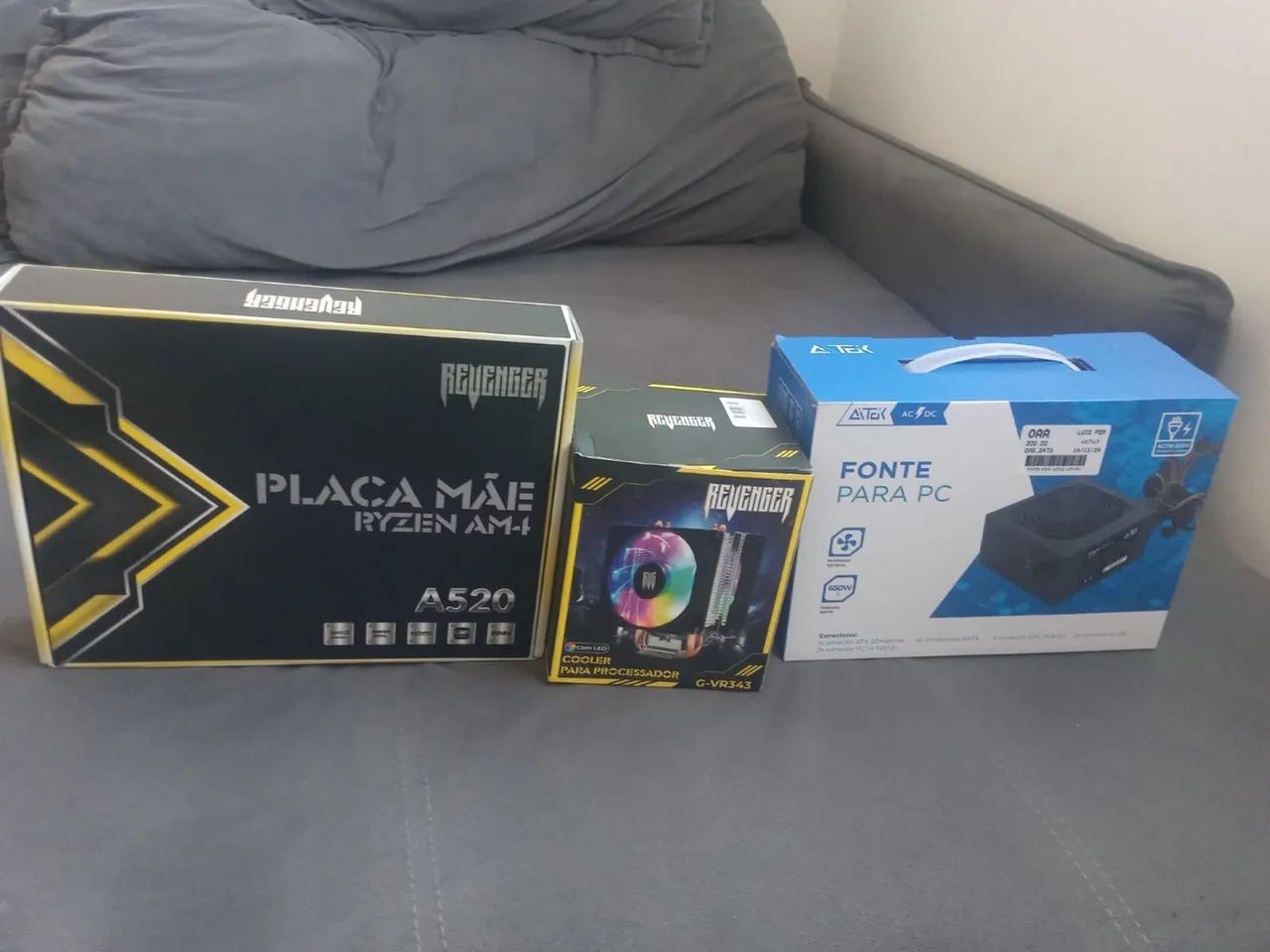 Placa Mãe A520 Ryzen AM4 - Revenger