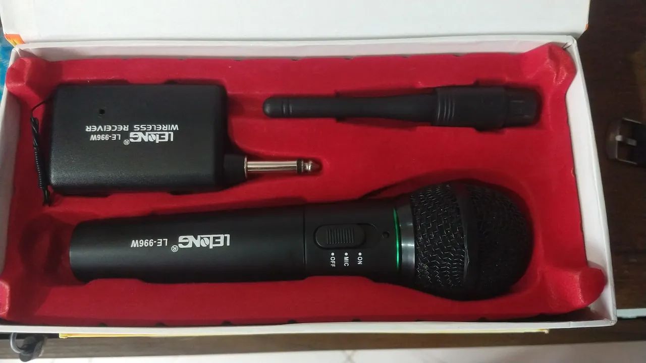 Microfone Sem Fio LE-969W - NOVO - Foto 2