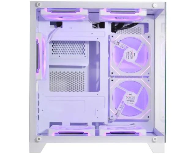 GABINETE GAMER AQUARIO MICRO WHITE III CG-W0305 MATX (FANS NÃO INCLUSAS) - Foto 2