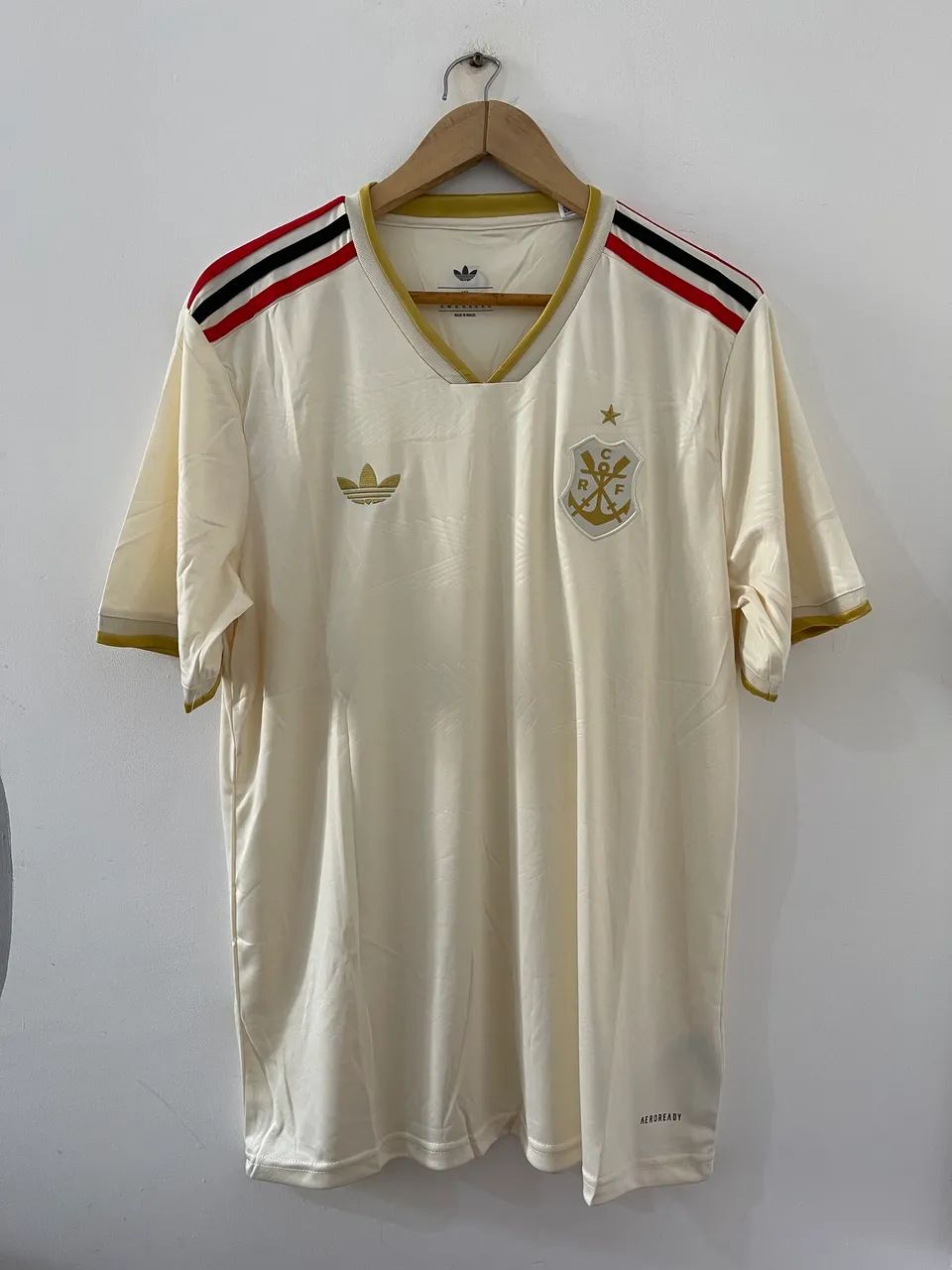 Camisa Flamengo bege segundo uniforme  - Foto 3