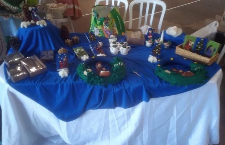 enfeites de Natal Waldorf lã de carneiro Anjo Guirlanda e Velas Únicos no site valor p/lot