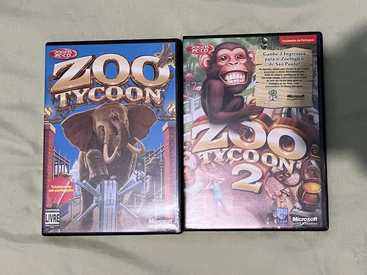 PC CD Game Zoo Tycoon