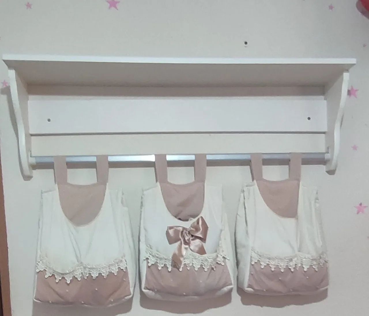 Kit Quarto de Bebê - Berço + cômoda + porta-fraldas - Foto 3