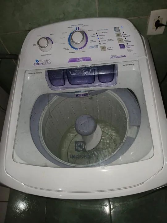 Máquina de Lavar Roupa Electrolux 8,5kg Turbo Economia - Foto 3