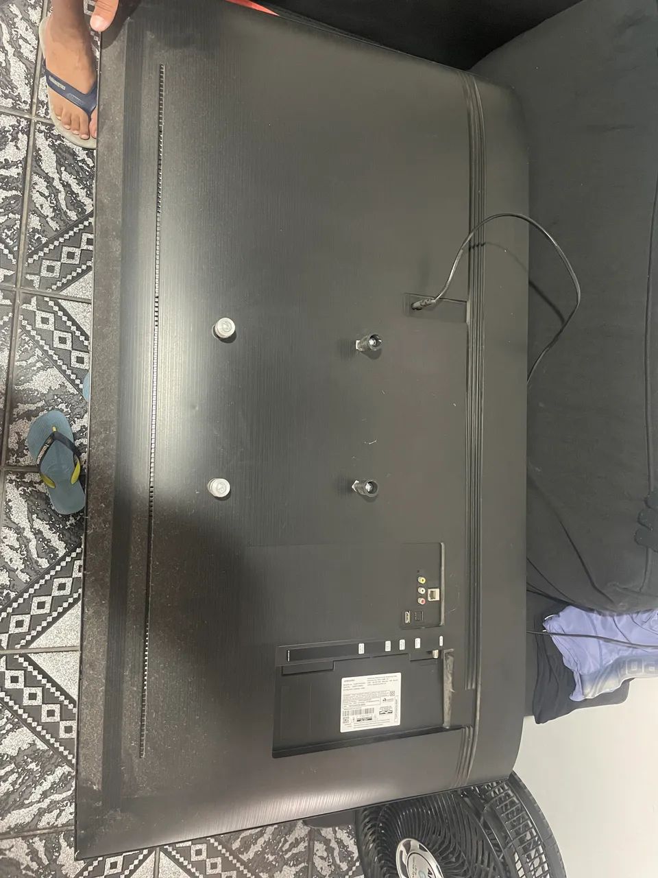 TV UN50 UN50TU8000G Samsung defeito - Foto 4