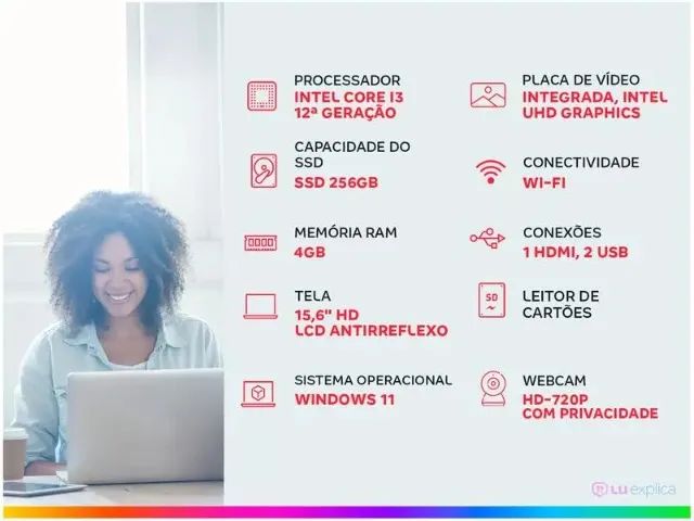 Notebook Lenovo IdeaPad 1i Intel Core i3 4GB RAM ( Novo direto da loja com garantia) - Foto 3