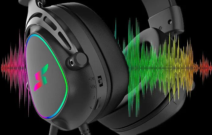 Headset SuperFrame Sound, Surround 7.1, RGB, 50mm,  Preto ou Branco, USB, Novo, Lacrado - Foto 3