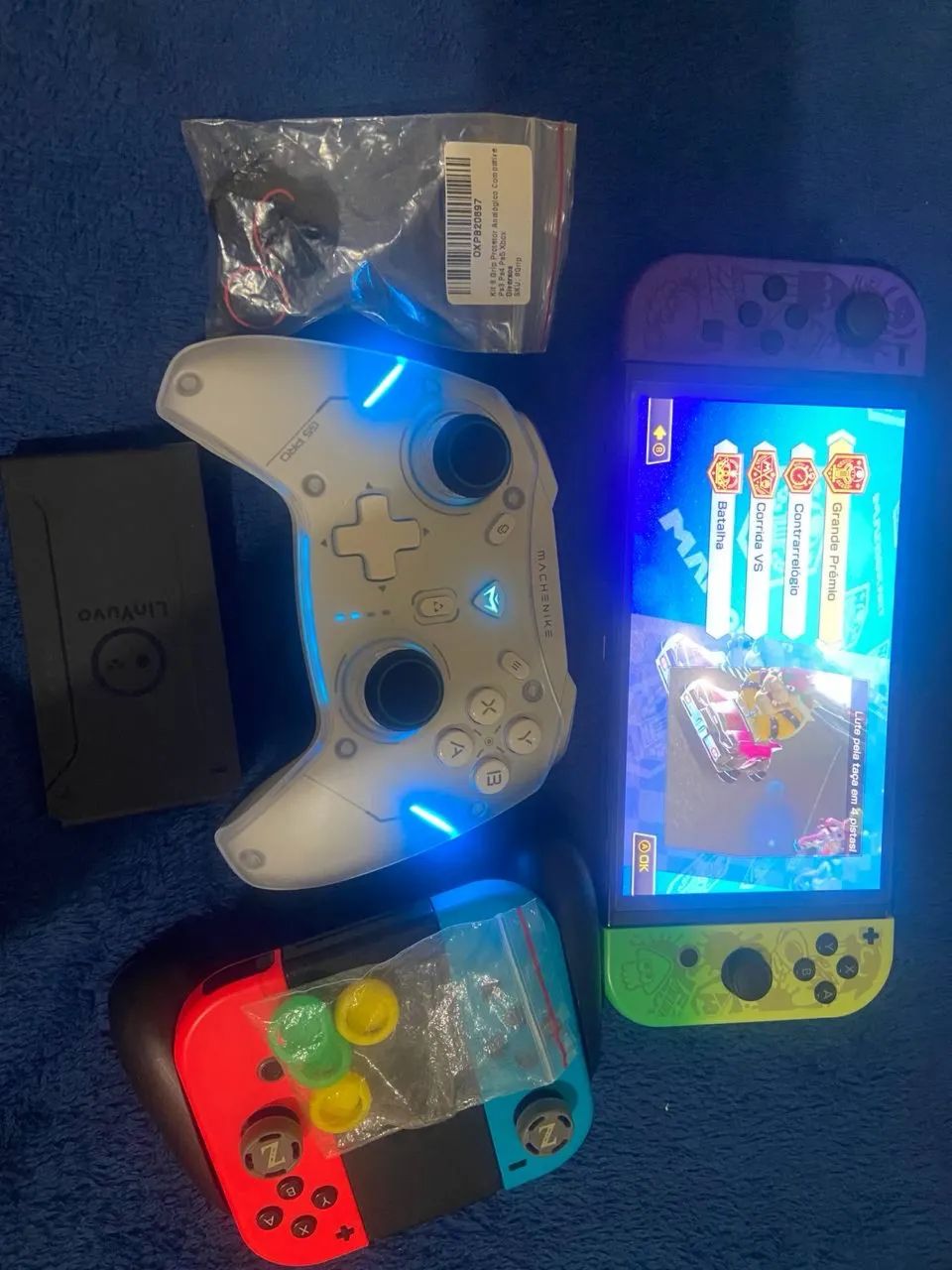 Nintendo Switch Desbloqueado, 256GB + 3 Controles - Foto 4