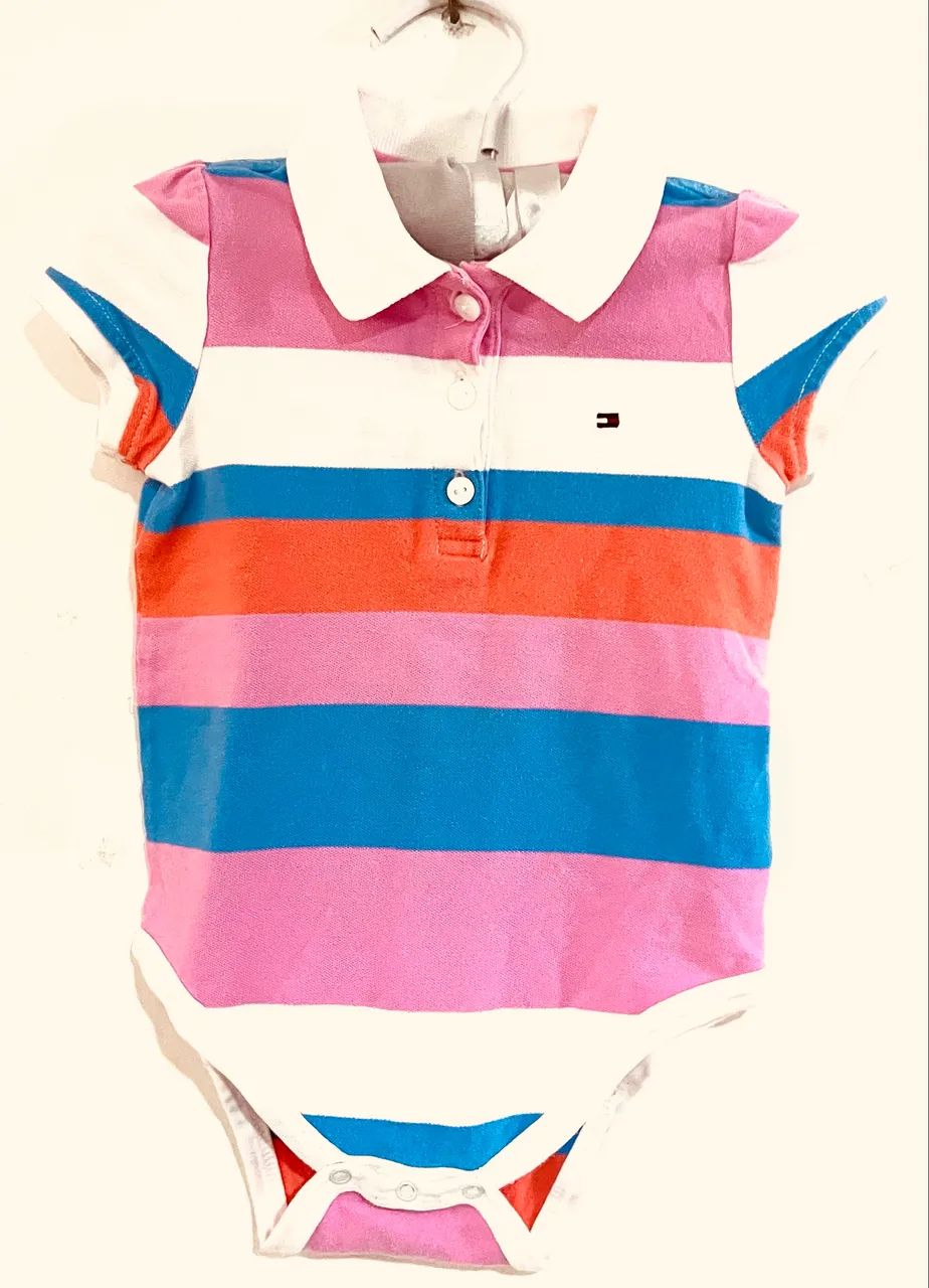 Body listrado Bebê tam 18 meses Tommy Hilfiger  - Foto 2