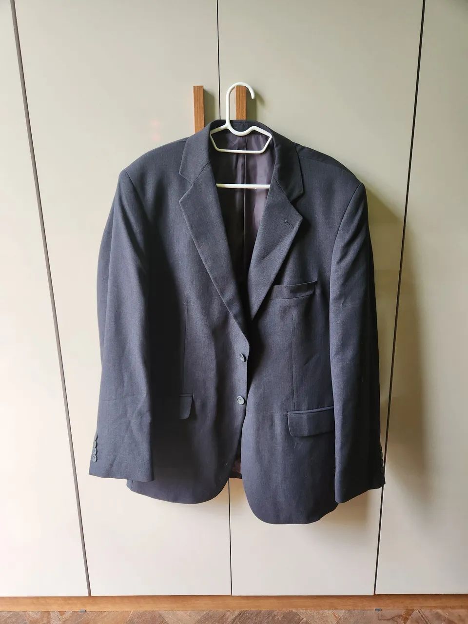 Blazer Social Clássico Cinza Escuro