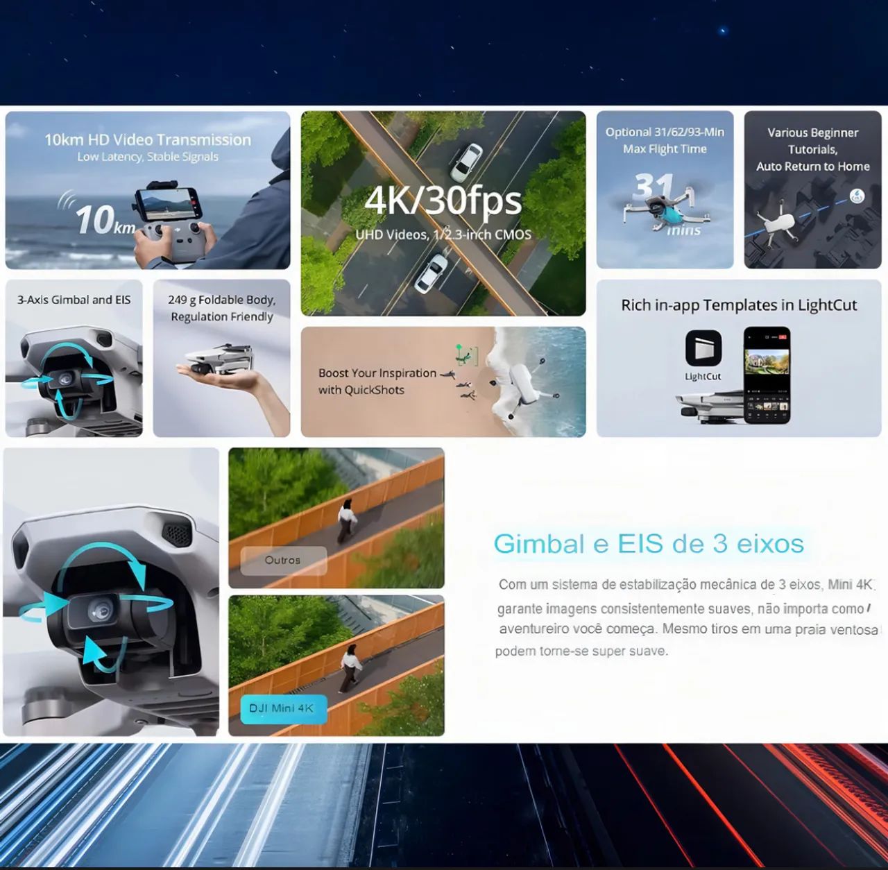 OFERTA - DJI Mini 4K - (Caixa lacrada) - Foto 2