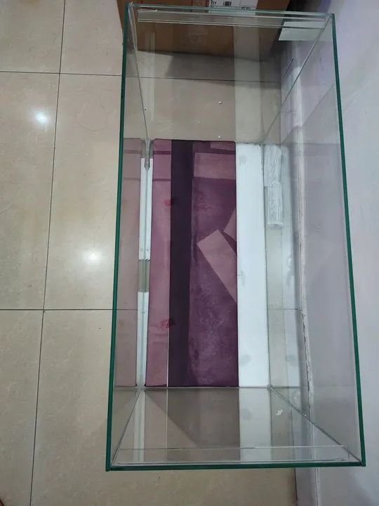Aquário de vidro NOVO 72 LITROS - Foto 3