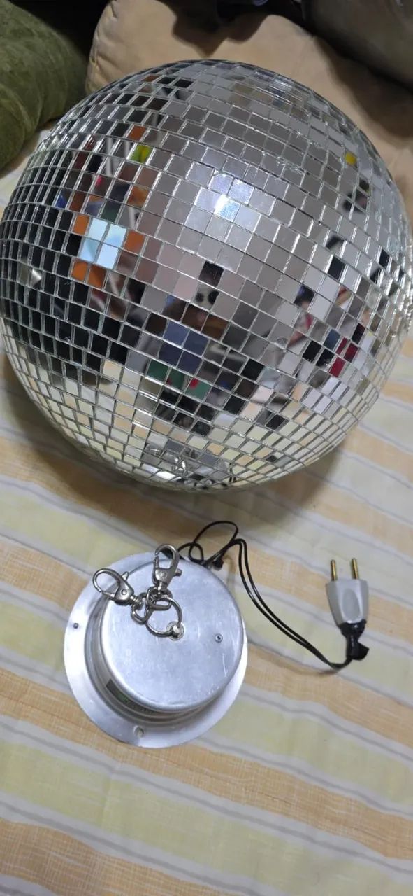 Globo Espelhado Iluminação Para Dj Festa Eventos  - Foto 3