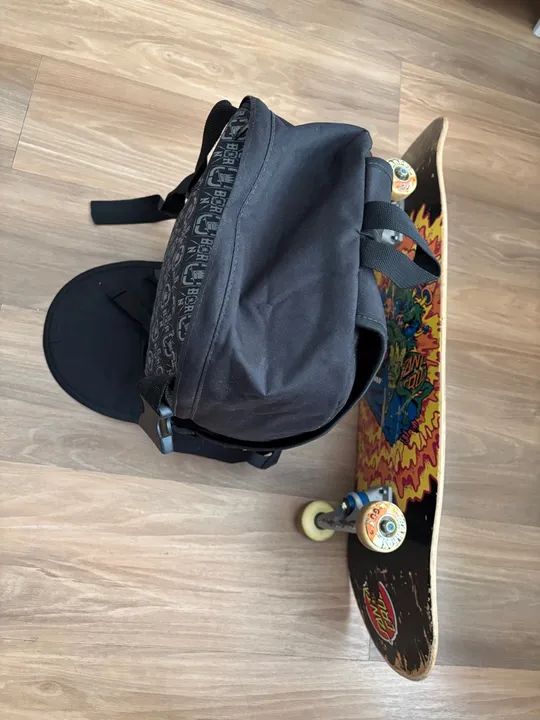 Skate Completo e Equipamentos de segurança 