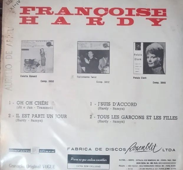 Disco de 1965 da Françoise Hardy - Raridade - Foto 2