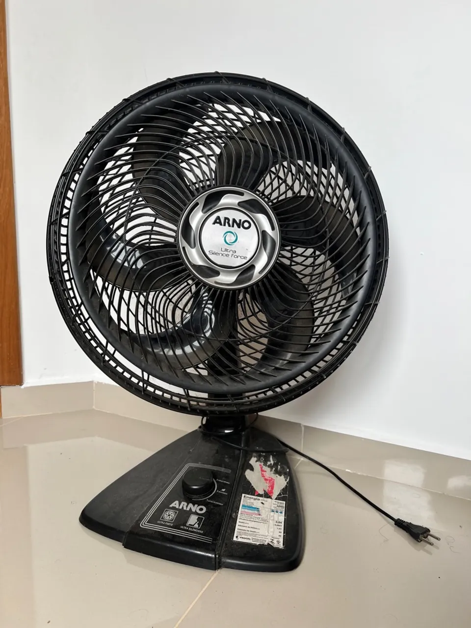 Ventilador Arno Ultra Silence Force - 40cm - Preto