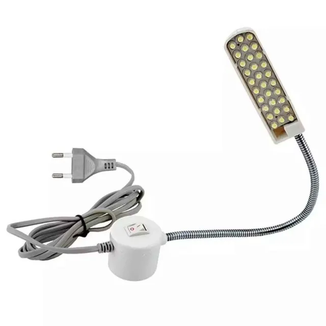 Luminária 30 LEDs Haste Flexível Maquina Costura Bivolt