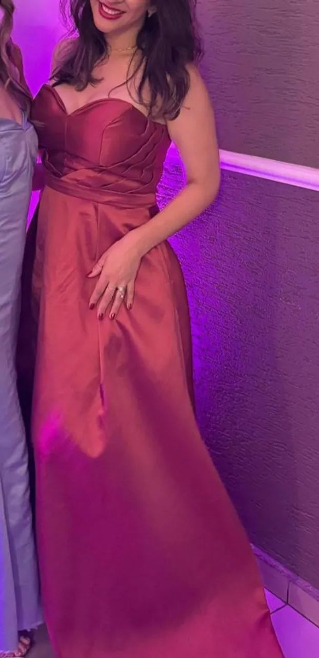Vestido de festa Rosa Canela - Foto 2