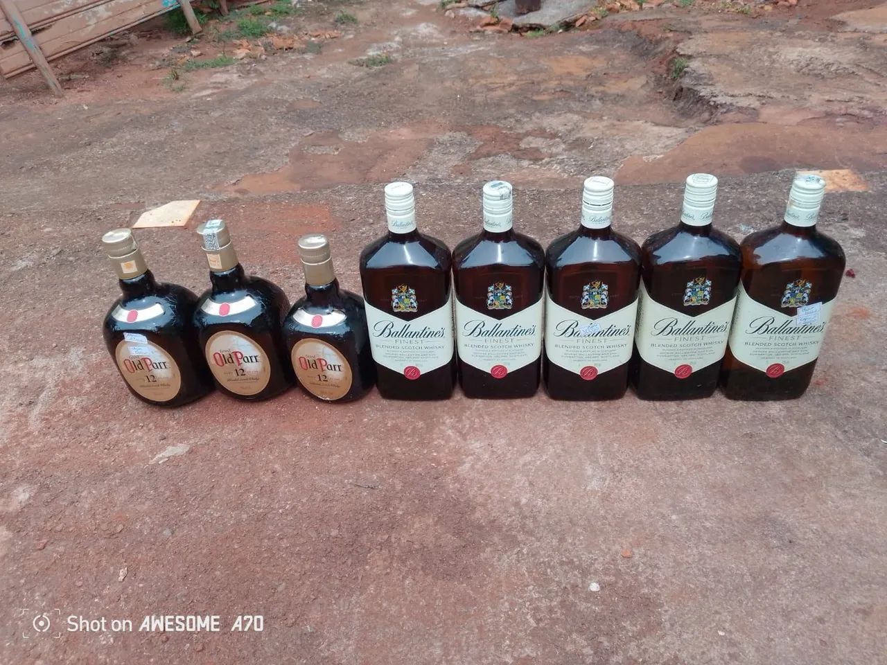 Garrafas de whisky vazio para colecionador ou para enfeite 