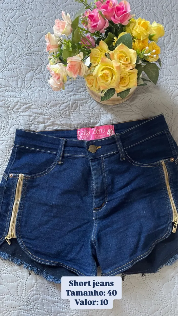 Short jeans 10 reais