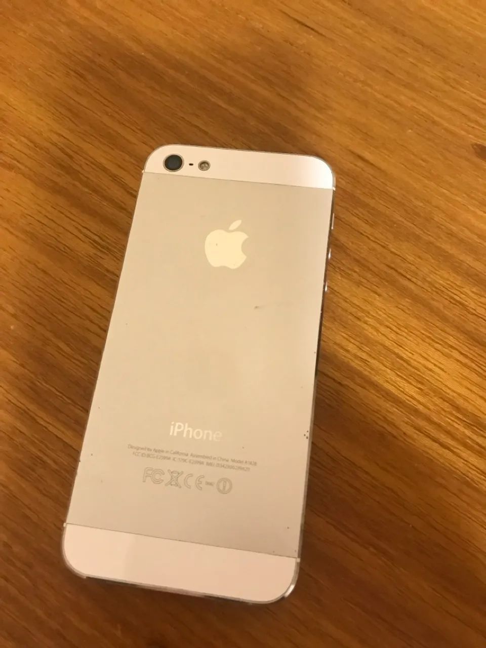 iPhone 5 branco/ prata - Foto 2