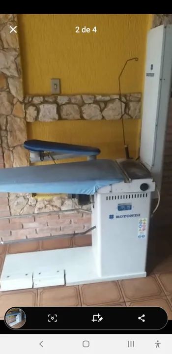 Máquina para lavanderia Industrial - 1 passadeira - Foto 2