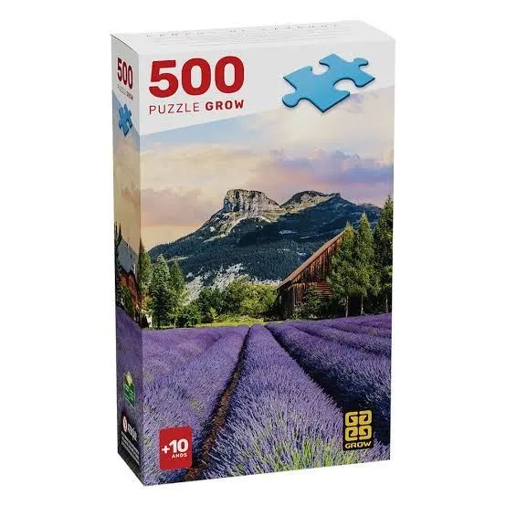 Quebra cabeça 500 peças - Campos de Lavanda lacrado