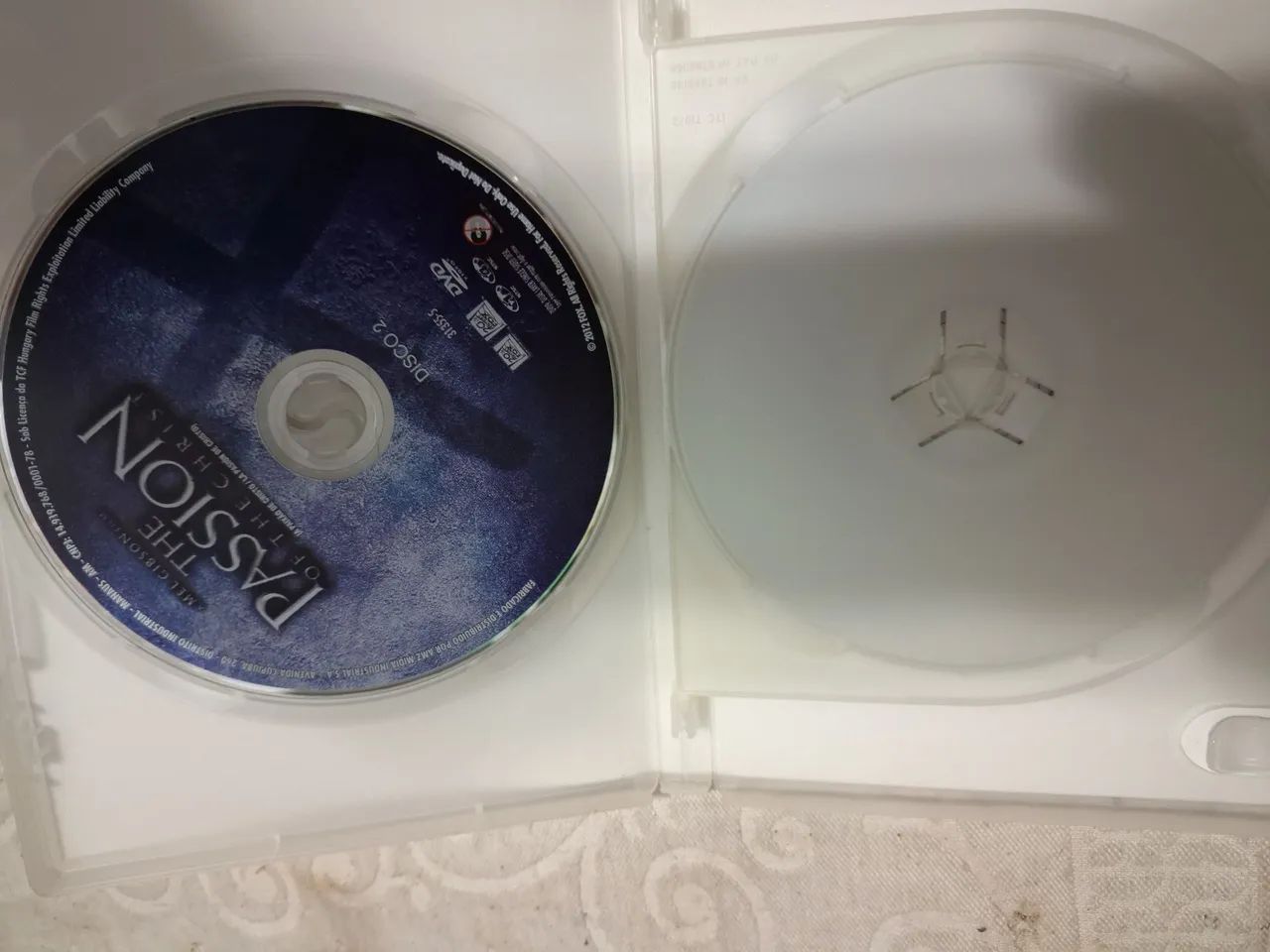 Dvd paixão  de cristo