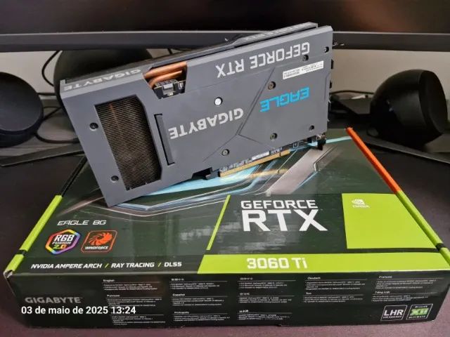 Placa de Vídeo Gigabyte Eagle Rtx 3060ti 8gb - Foto 3