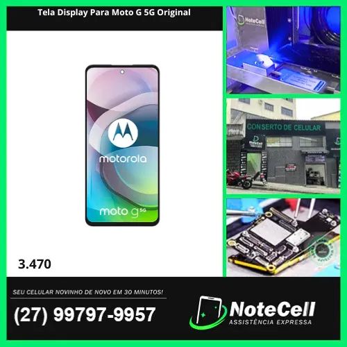 Tela Display Para Moto G 5G Original- Instalação Expressa Em 30 Minutos!