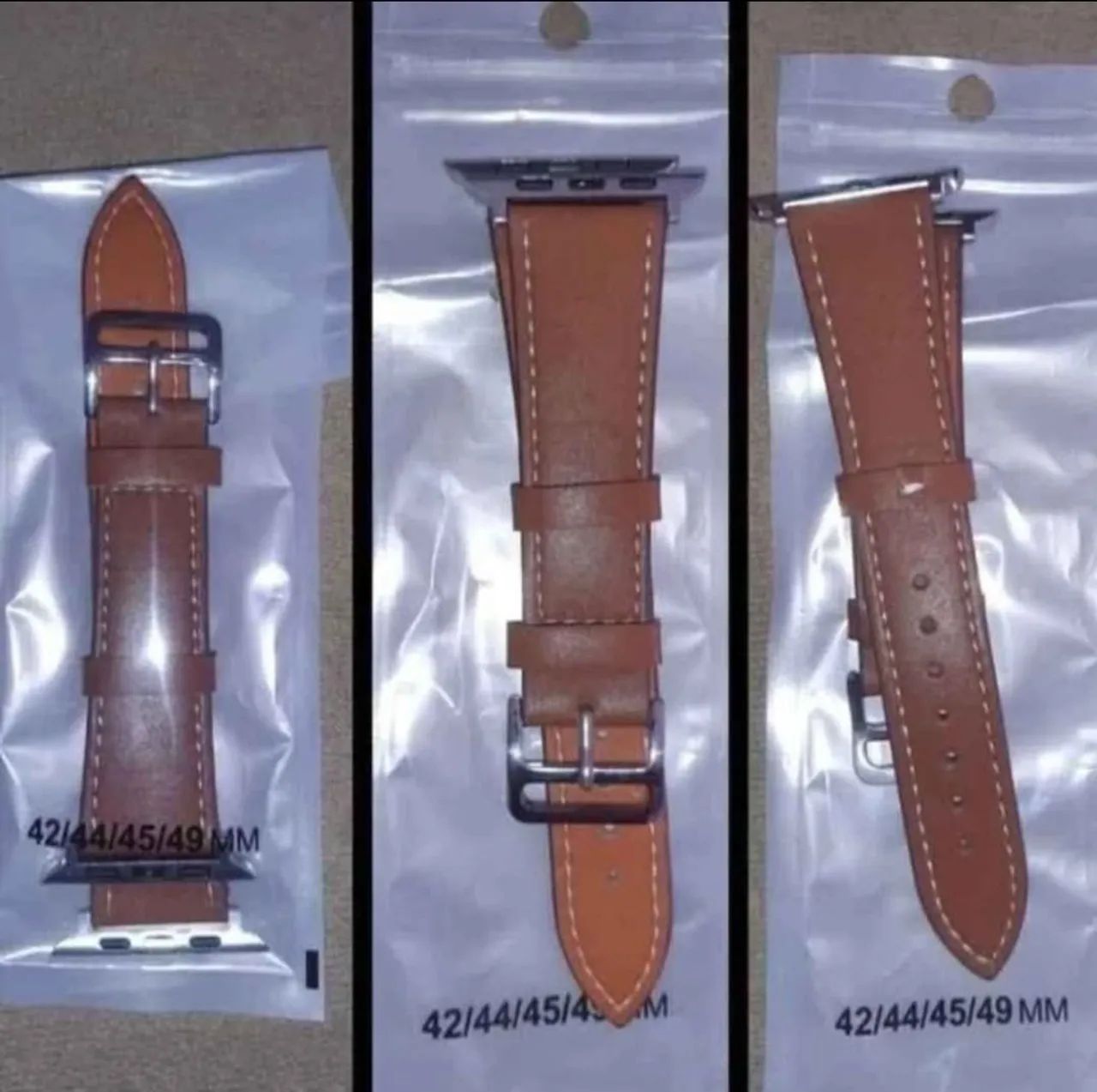 Pulseira 49mm estilo couro nova - Foto 3