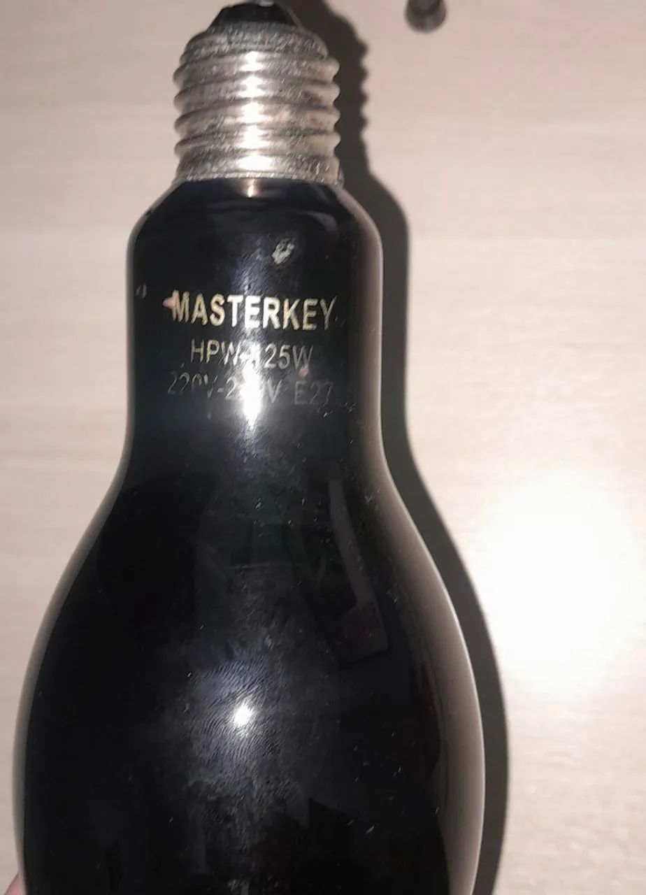 Lâmpada Luz Negra Masterkey HPW 125W - Foto 2