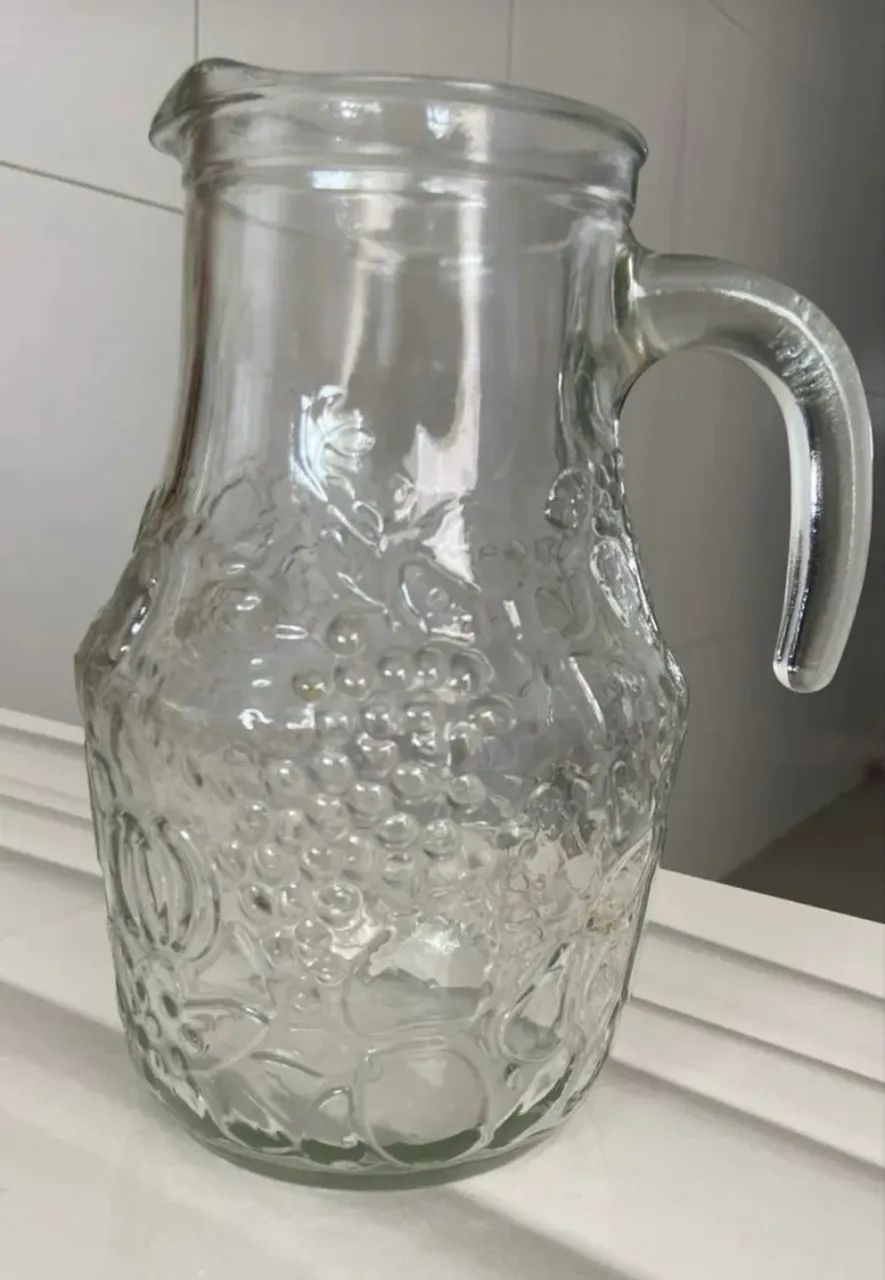 Conjunto de taças e jarra decorada 750ml - Foto 2