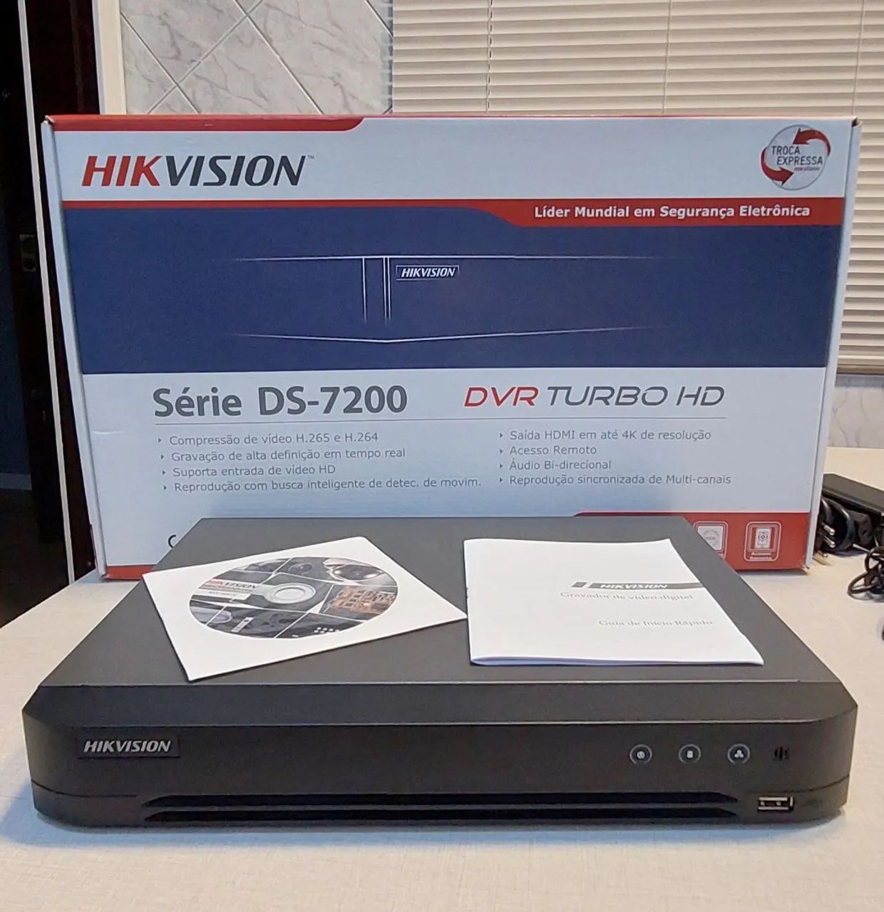 DVR Hikvision Série 7200 Turbo Hd 16 Canais