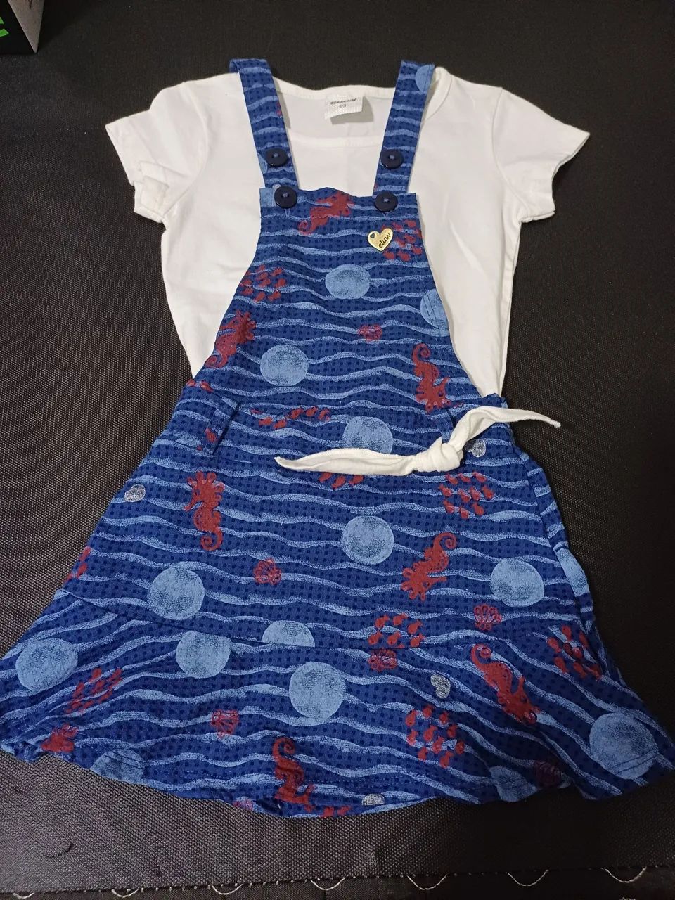 Conjunto de Roupas Infantil: Elian (novo) - Tamanho 03 e Hrradinhos Tamanho G - Foto 4