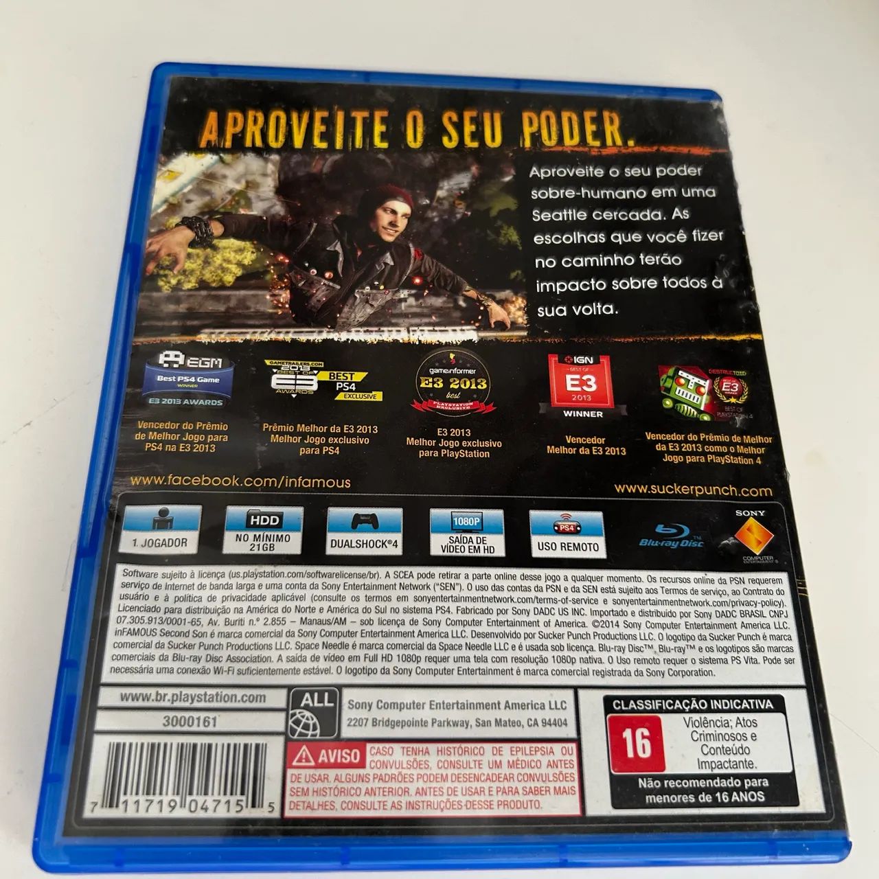 Game IN FAMOUS SECOND SON para ps4 e pode ser usado no ps5 - Foto 2