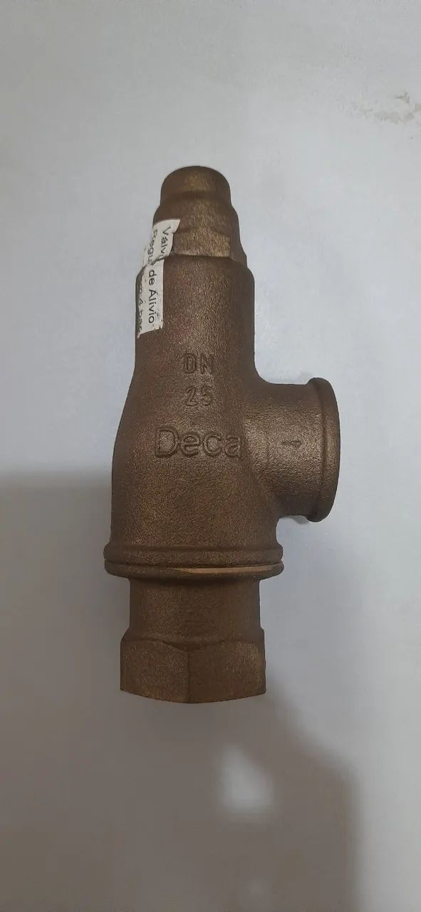 VÁLVULA DE ALÍVIO COM MOLA 1" BSP REGULAGEM 4 BAR - DECA  - Foto 2