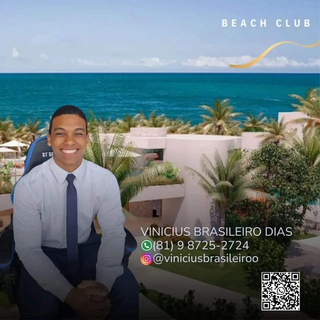 Flats Resort a beira mar da praia de maracaípe - studios a 3 quartos - BEACH CLUB - Foto 5