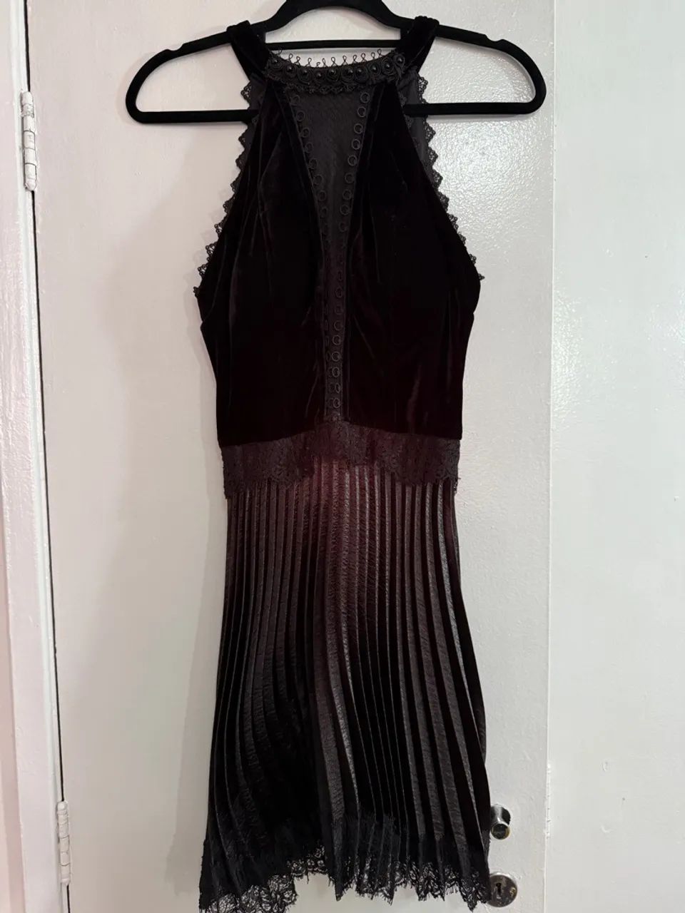 Vestido plissado festa 