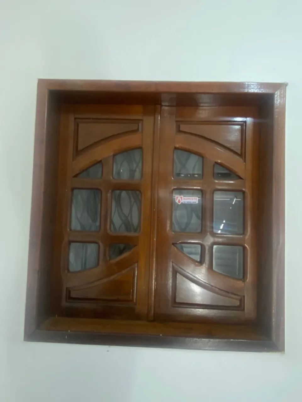 PORTA + JANELA MADEIRA JATOBÁ  - Foto 2