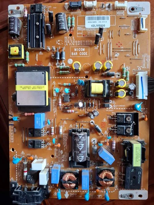 Kit de placas para tv LG antiga (fonte,tcom,principal)