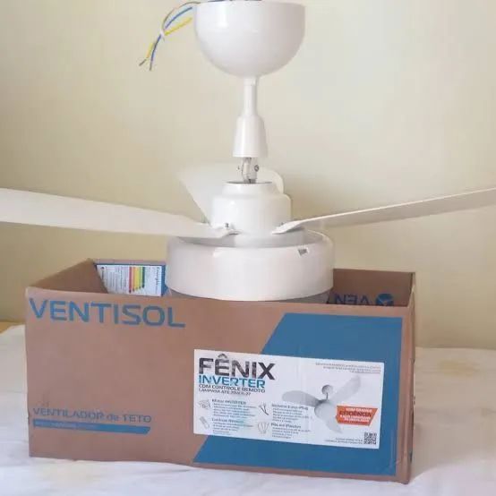 Instalação ventilador teto com ou sem controle  - Foto 2