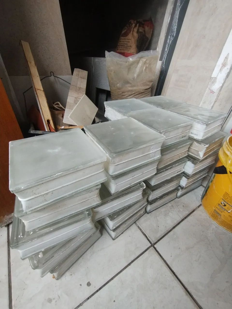 Blocos de vidro - valor unitário 