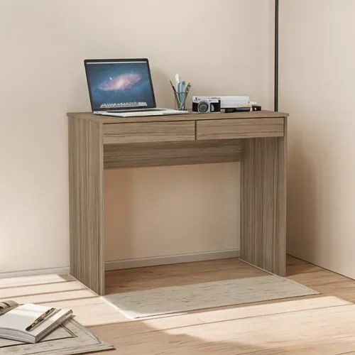 Mesa pequena 90cm com 2 gavetas 
