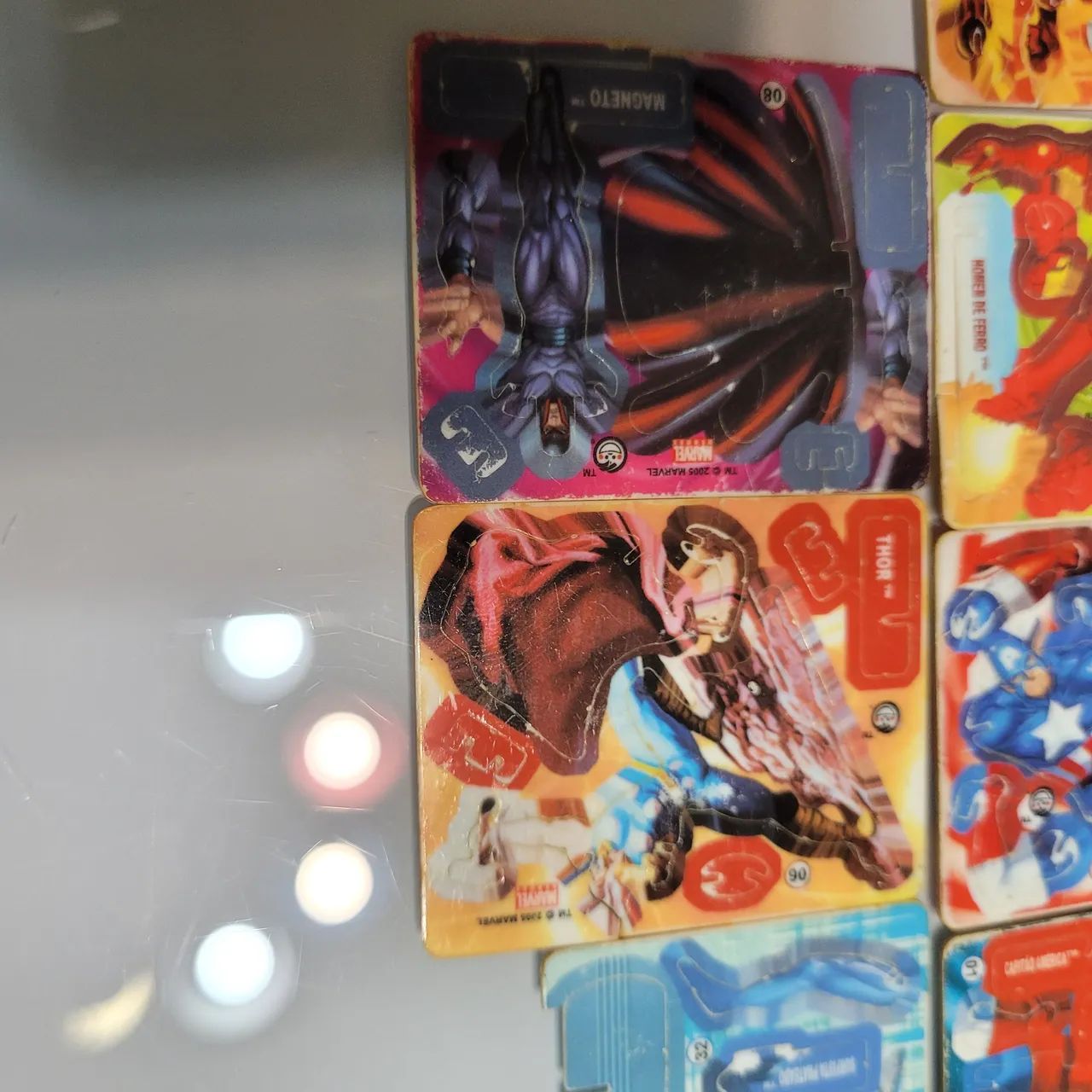 Elma Chips Marvel Tazo Montaveis ano 2005 lote com 11 unidades  - Foto 4