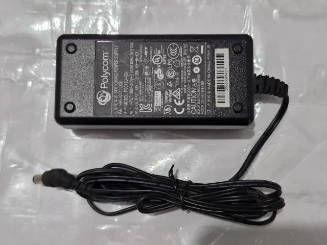  Fonte  Carregador Polycom PSC18U-480  48V Usada - Foto 2