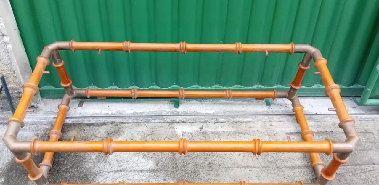 Mesa bambú tampo vidro - Foto 2