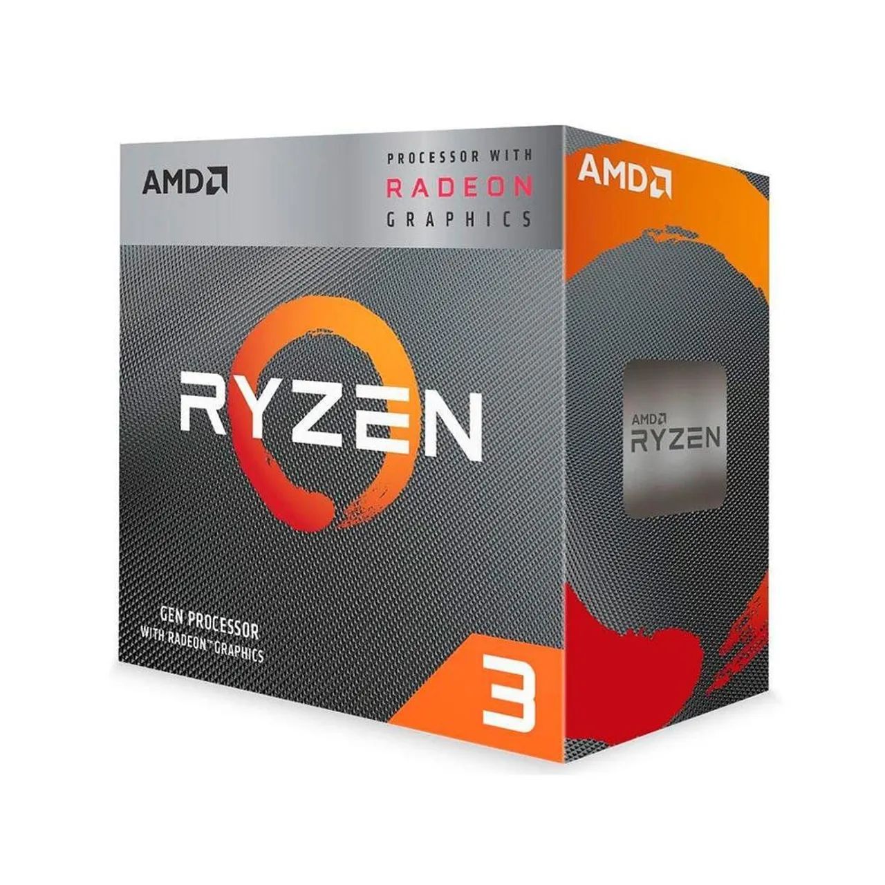 Processador AMD Ryzen 3 3200G, 4 Núcleos,  4 Threads, 3.6GHz, 4GHz Turbo, Com Vídeo. BOX.