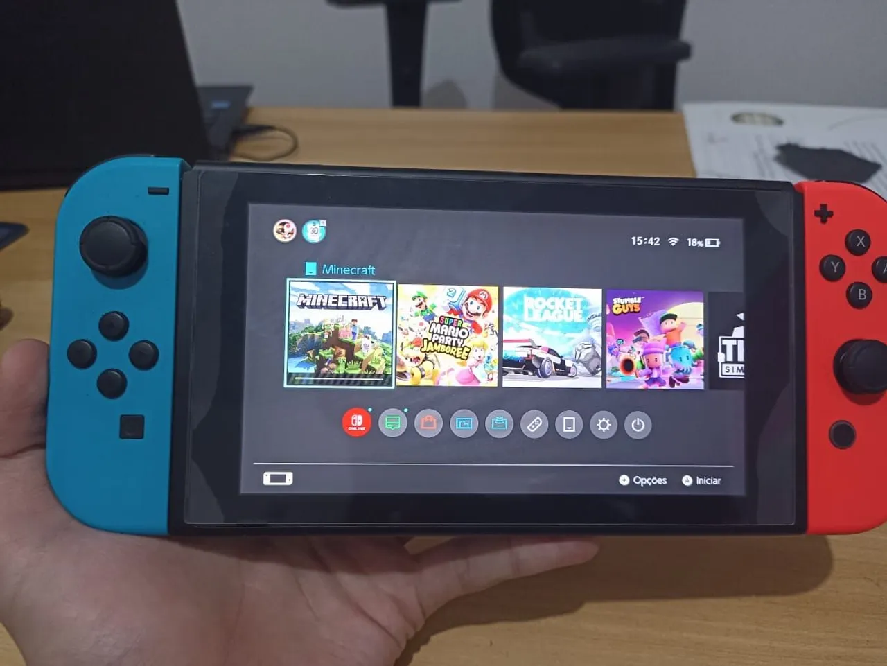 Nintendo Switch V2 + jogos (ler descrição)
